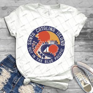 Santa Catalina Island Vintage Travel Decal 12 - Trending Shirt For Women Vintage Retro Tee For Men Kid's T-Shirt Handmade Shirt