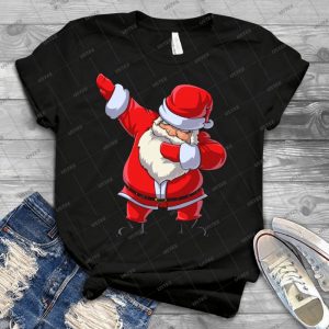 Santa Claus Dabbing T Shirt Christmas Funny Dab Dance Gifts - Best Unisex Trending Handmade T-shirt Gift Idea For Men T-shirt For Woman