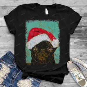 Santa Pug - Best Unisex Trending Handmade T-shirt Gift Idea For Men T-shirt For Woman