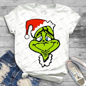 Santa The Grinch Christmas - Best Unisex Trending Handmade T-shirt Gift Idea For Men T-shirt For Woman