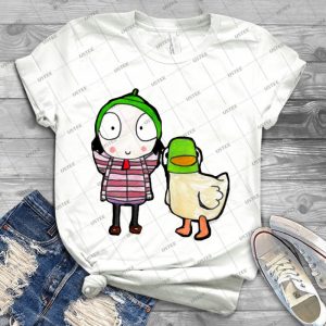 Sarah And Duck - Best Unisex Trending Handmade T-shirt Gift Idea For Men T-shirt For Woman