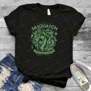 Sasquatch - Cryptids Club Case File 077 35 - Trending Shirt For Women Vintage Retro Tee For Men Kid's T-Shirt Handmade Shirt