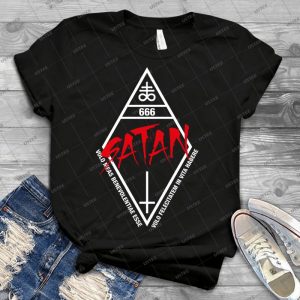 Satan Design - Trending Shirt For Women Vintage Retro Tee For Men Kid's T-Shirt Handmade Shirt