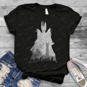 Sauron & The Fellowship 89 - Vintage Men's Shirt Tshirt For Women Classic Handmade Shirt Retro Graphic Tee