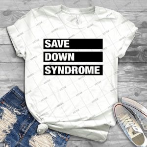 Save Down Syndrome 34 - Vintage Men's Shirt Tshirt For Women Classic Handmade Shirt Retro Graphic Tee