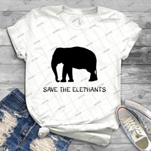 Save The Elephants 79 - Best Unisex Trending Handmade T-shirt Gift Idea For Men T-shirt For Woman
