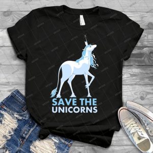 Save The Unicorns - Best Unisex Trending Handmade T-shirt Gift Idea For Men T-shirt For Woman