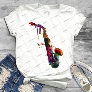 Saxophone - Gift Idea Shirt For Men Tee For Women Classic Retro Vintage Graphic T-Shirt