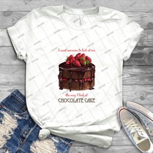 Schokoladen-Kuchen-Liebe - Gift Idea Shirt For Men Tee For Women Classic Retro Vintage Graphic T-Shirt