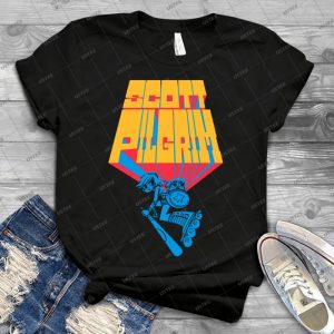 Scott Pilgrim 57 - Vintage Men's Shirt Tshirt For Women Classic Handmade Shirt Retro Graphic Tee