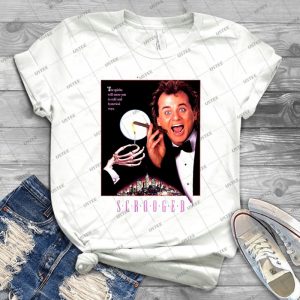 Scrooged-Bill Murray - Gift Idea Shirt For Men Tee For Women Classic Retro Vintage Graphic T-Shirt