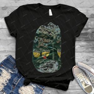 Scrumpy Jack - Cider - - Crushed Tin 7 - Vintage Men's Shirt Tshirt For Women Classic Handmade Shirt Retro Graphic Tee