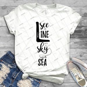 Sea  Sky - Gift Idea Shirt For Men Tee For Women Classic Retro Vintage Graphic T-Shirt