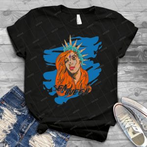 Sea Queen - Vintage Men's Shirt Tshirt For Women Classic Handmade Shirt Retro Graphic Tee