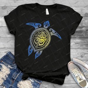 Sea Turtle 18 - Vintage Men's Shirt Tshirt For Women Classic Handmade Shirt Retro Graphic Tee