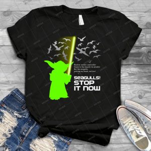 Seagulls Stop It Now - Best Unisex Trending Handmade T-shirt Gift Idea For Men T-shirt For Woman