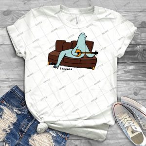 Seal It With A Banjo Song- 39 - Vintage Men's Shirt Tshirt For Women Classic Handmade Shirt Retro Graphic Tee