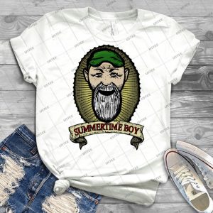 Seasick Steve- Summertime Boy - Vintage Men's Shirt Tshirt For Women Classic Handmade Shirt Retro Graphic Tee