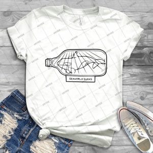 Seaworld Sucks 2 - Vintage Men's Shirt Tshirt For Women Classic Handmade Shirt Retro Graphic Tee