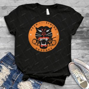 Seek Strike Destroy Tank Destroyer Emblem 77 - Best Unisex Trending Handmade T-shirt Gift Idea For Men T-shirt For Woman