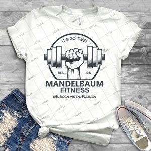 Seinfeld-Mandelbaum Fitness T-Shirt - White - - Best Unisex Trending Handmade T-shirt Gift Idea For Men T-shirt For Woman