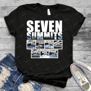 Seven Summits - Best Unisex Trending Handmade T-shirt Gift Idea For Men T-shirt For Woman