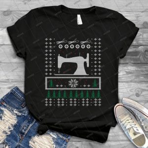 Sewing-Ugly Christmas Sweater-Hãƒâ¤sslicher Weihnachtspullover-Geschenk - Best Unisex Trending Handmade T-shirt Gift Idea For Men T-shirt For Woman