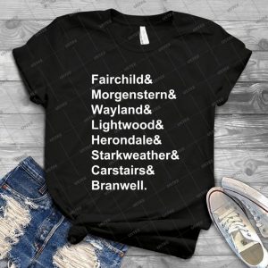 Shadowhunter Surnames - Gift Idea Shirt For Men Tee For Women Classic Retro Vintage Graphic T-Shirt