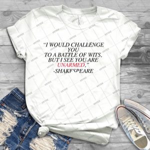 Shakespeare-Battle Of Wits 62 - Trending Shirt For Women Vintage Retro Tee For Men Kid's T-Shirt Handmade Shirt