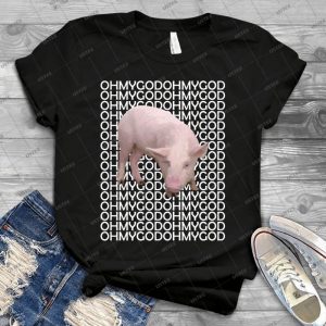 Shane Dawson Oh My God Pig - Gift Idea Shirt For Men Tee For Women Classic Retro Vintage Graphic T-Shirt