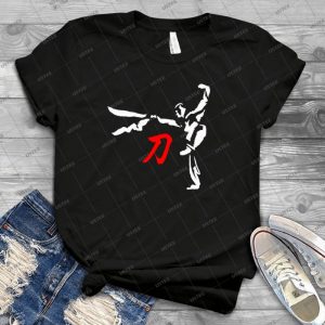 Shaolin Kung Fu Dao Sword - Vintage Men's Shirt Tshirt For Women Classic Handmade Shirt Retro Graphic Tee