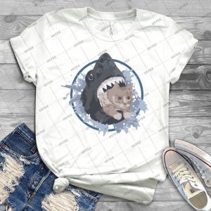 Shark Cat - Best Unisex Trending Handmade T-shirt Gift Idea For Men T-shirt For Woman