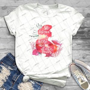 She Listened To Her Heart V1 - Gift Idea Shirt For Men Tee For Women Classic Retro Vintage Graphic T-Shirt