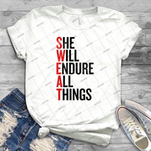 She Will Endure All Things 64 - Trending Shirt For Women Vintage Retro Tee For Men Kid's T-Shirt Handmade Shirt