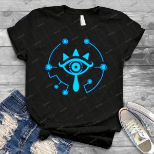 Sheikah Slate - Legend Of Zelda - Breath Of The Wild 97 - Vintage Men's Shirt Tshirt For Women Classic Handmade Shirt Retro Graphic Tee