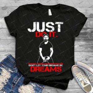 Shia Labeouf Dreams - Black Version - 89 - Vintage Men's Shirt Tshirt For Women Classic Handmade Shirt Retro Graphic Tee
