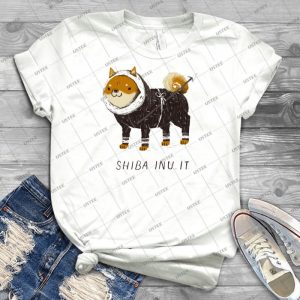 Shiba Inu-It 91 - Vintage Men's Shirt Tshirt For Women Classic Handmade Shirt Retro Graphic Tee