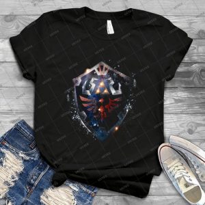 Shield The Legend Of Zelda 67 - Gift Idea Shirt For Men Tee For Women Classic Retro Vintage Graphic T-Shirt