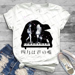 Shigatsu Wa Kimi No Uso - Best Unisex Trending Handmade T-shirt Gift Idea For Men T-shirt For Woman