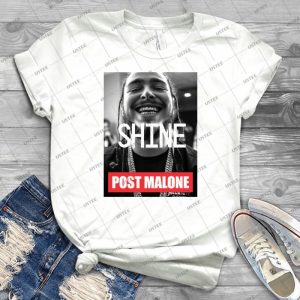 Shine Post Malone - Gift Idea Shirt For Men Tee For Women Classic Retro Vintage Graphic T-Shirt