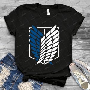 Shingeki No Kyojin Logo - Best Unisex Trending Handmade T-shirt Gift Idea For Men T-shirt For Woman