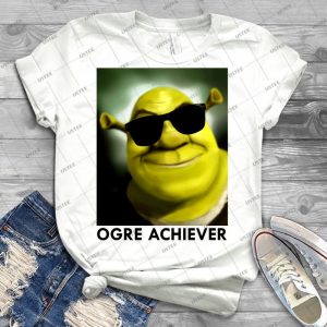 Shrek- Ogre Achiever 29 - Vintage Men's Shirt Tshirt For Women Classic Handmade Shirt Retro Graphic Tee