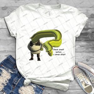 Shrek Yourself Before You Wreck Yourself Shirt 11 - Trending Shirt For Women Vintage Retro Tee For Men Kid's T-Shirt Handmade Shirt