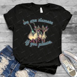 Siamese Cats 94 - Vintage Men's Shirt Tshirt For Women Classic Handmade Shirt Retro Graphic Tee