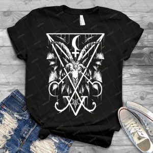 Sigil Of Lucifer And Baphomet - Best Unisex Trending Handmade T-shirt Gift Idea For Men T-shirt For Woman