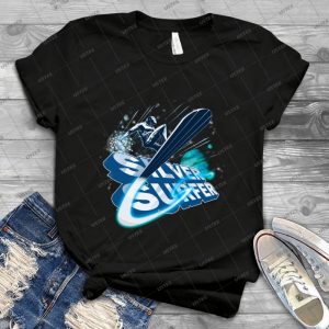 Silver Surfer - Vintage Men's Shirt Tshirt For Women Classic Handmade Shirt Retro Graphic Tee