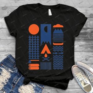 Simplify 57 - Vintage Men's Shirt Tshirt For Women Classic Handmade Shirt Retro Graphic Tee