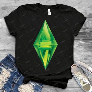 Sims Plumbob Sticker - Best Unisex Trending Handmade T-shirt Gift Idea For Men T-shirt For Woman