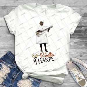 Sister Rosetta Tharpe Rock N Roll 85 - Vintage Men's Shirt Tshirt For Women Classic Handmade Shirt Retro Graphic Tee