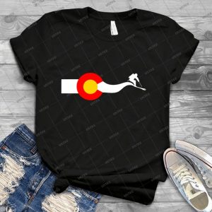 Ski Colorado Flag 75 - Trending Shirt For Women Vintage Retro Tee For Men Kid's T-Shirt Handmade Shirt